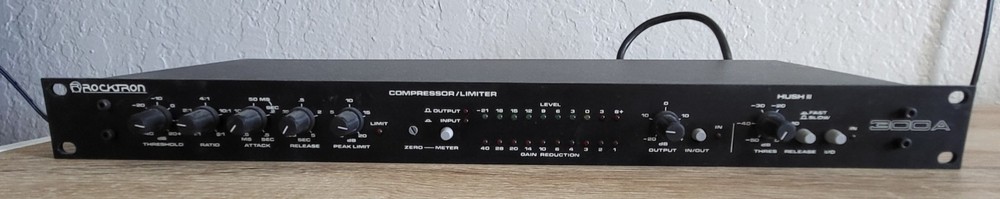 Vintage Rocktron 300A Compressor/Limiter Hush II Dynamic Processor