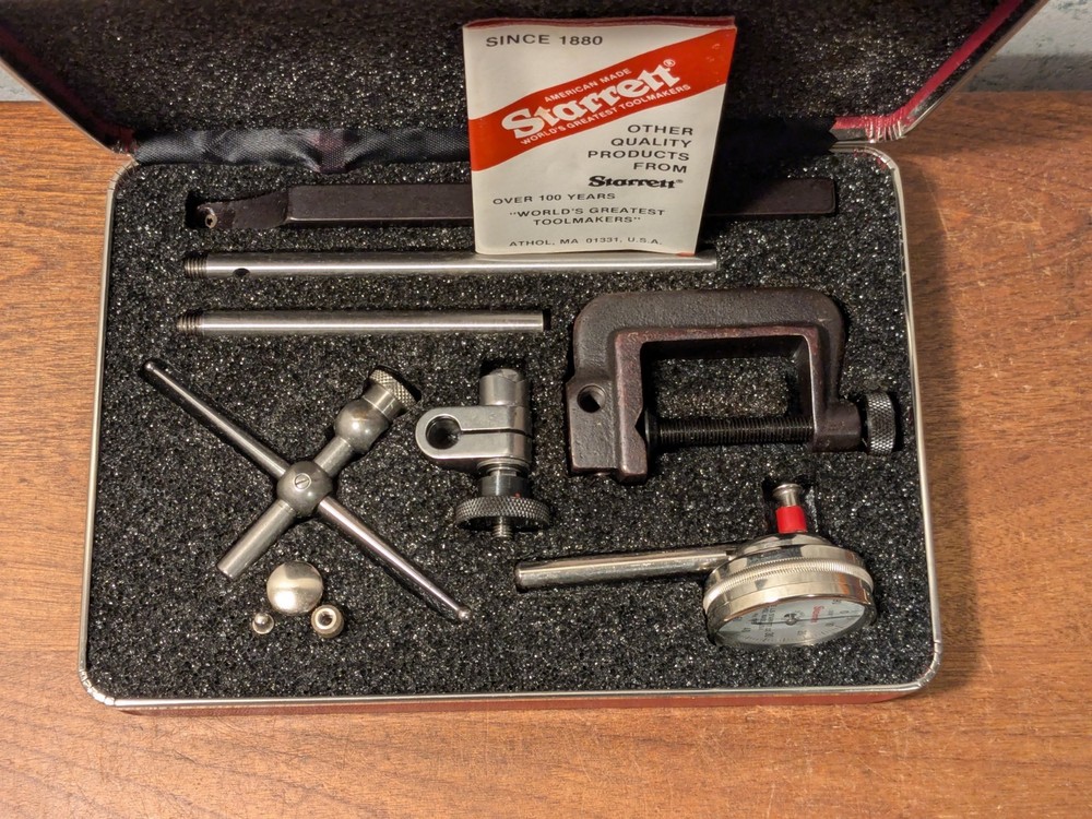 STARRETT UNIVERSAL DIAL TEST INDICATOR SET NO 196AZ