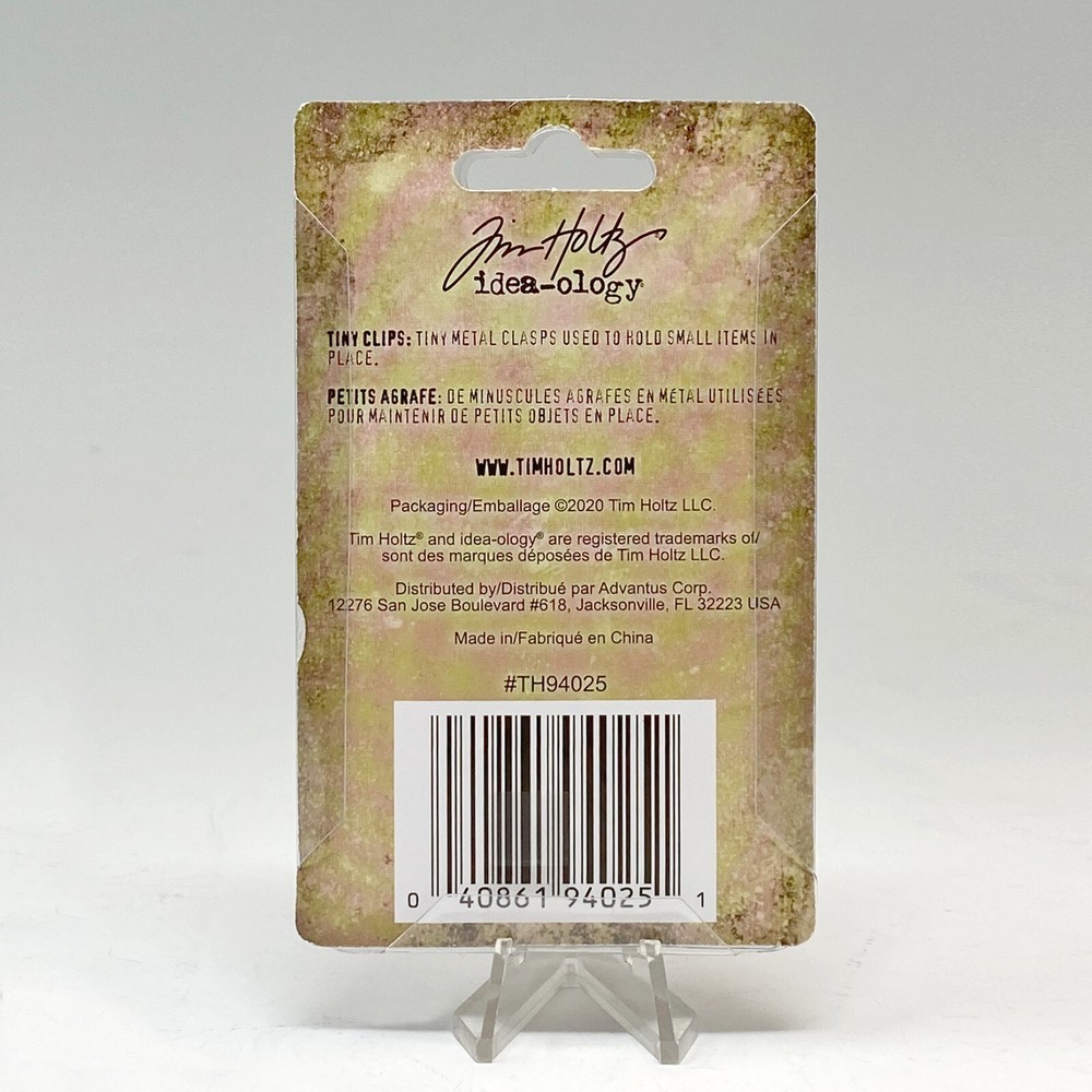 Tim Holtz Idea-ology Tiny Clips – 15 Clips