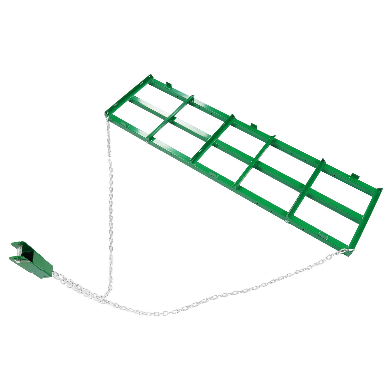 6 FT Yard Drag Harrow Grader Rake w/ 4 FT Chain For universal ATV/UTV/Tractor