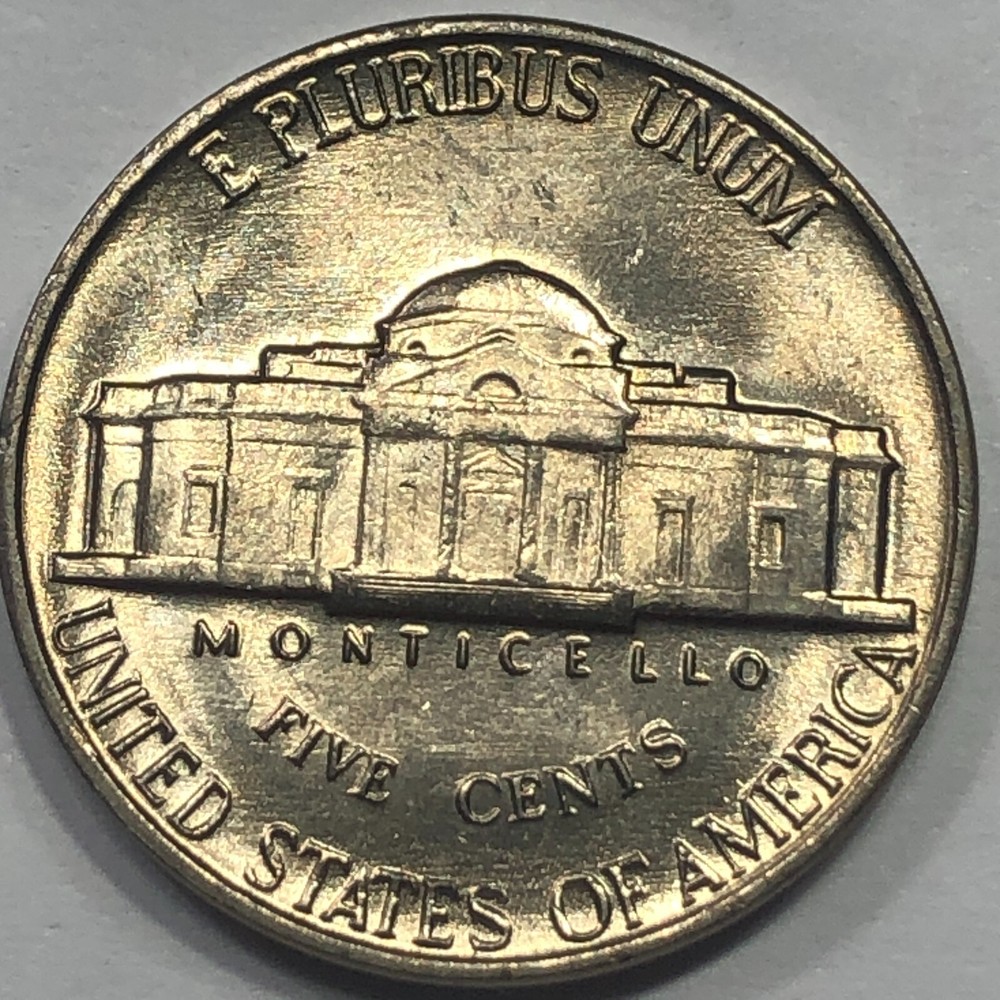 1960- Jefferson 5 cent - Uncirculated