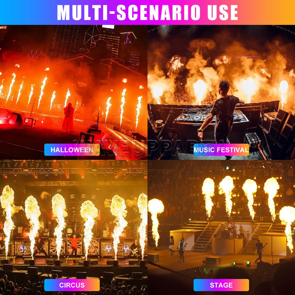 Fire Machine Stage Flame Projector DMX Party Show Special Effect Equipment