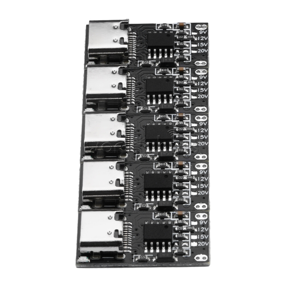 5PCS PD/QC Decoy Board Fast Charge USB Boost Module Type-C Fast Charging Module
