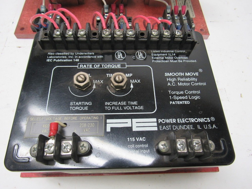 Power Electronics Intl BT746-1D Single Speed Soft Start Reduced Torque Control