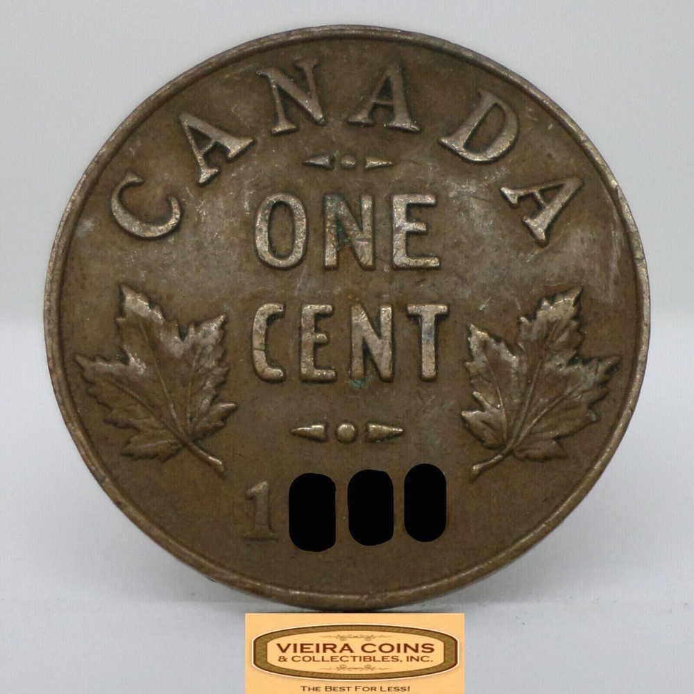 1933 Canada 1 Cent, Average Circulated Condition - #C30766NQ
