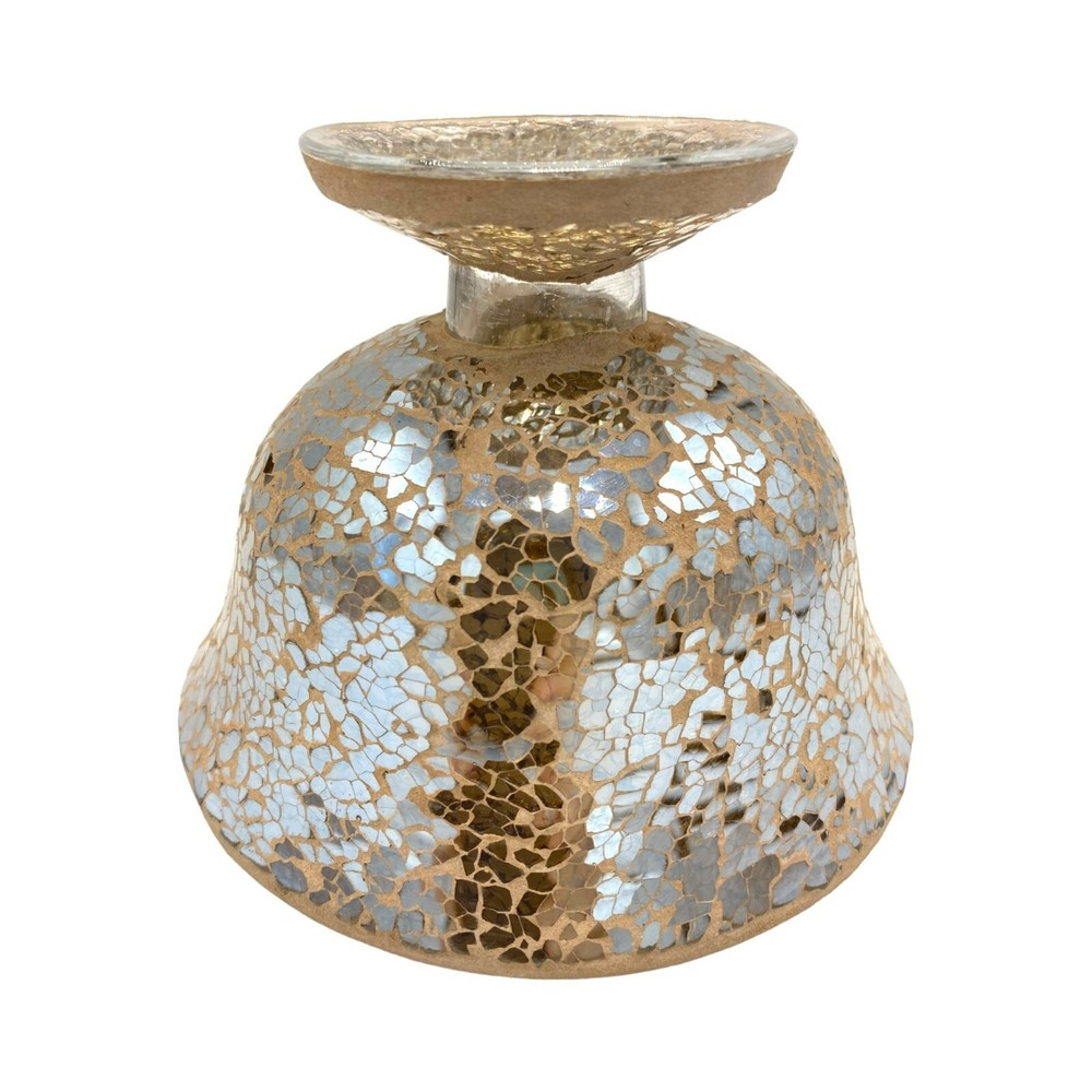 Crackle Glass Mosaic Candy dish