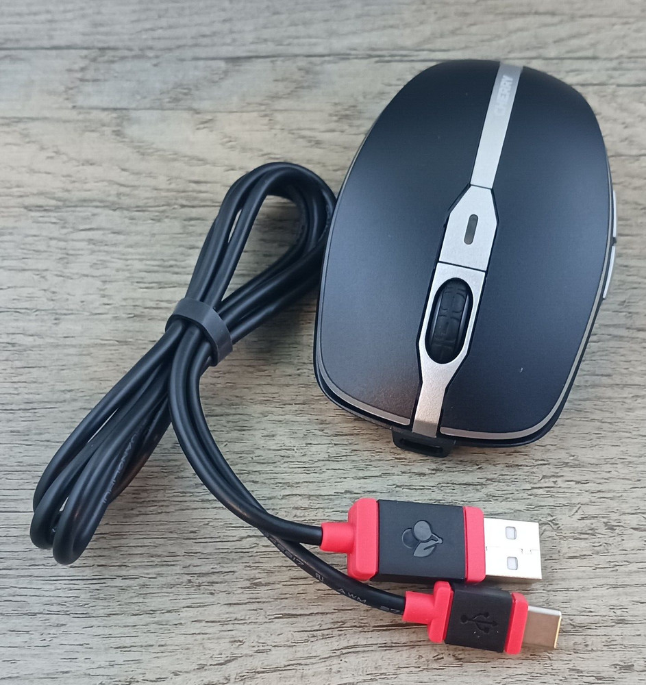 Cherry MW 9100 USB Wireless Mouse Bluetooth 6 Button Scroll Wheel 2400Dpi Black