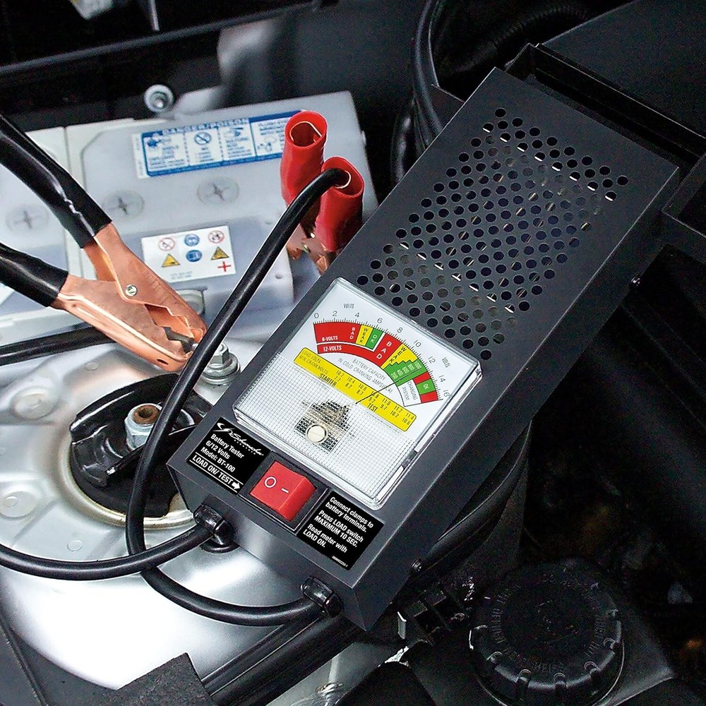2-in-1 Battery Load Tester & Voltmeter - 100 Amp for Accurate Diagnostics