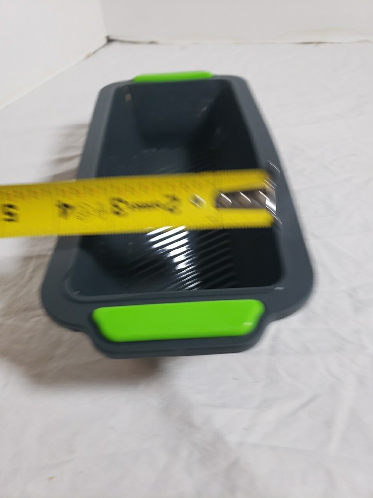 Silicone Bakeware Bread Mold Pan Non-Stick 9"x4" Rectangular Loaf Baking BLK_BV