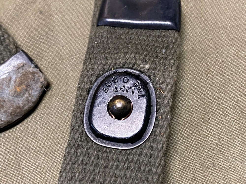 ORIGINAL WWII US ARMY INFANTRY M1 CARBINE RIFLE LATE WAR WEB CARRY SLING