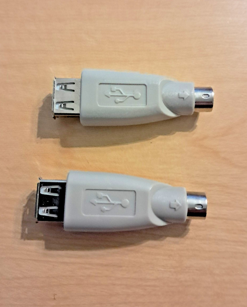 2 each USB to PS-2 Adapter