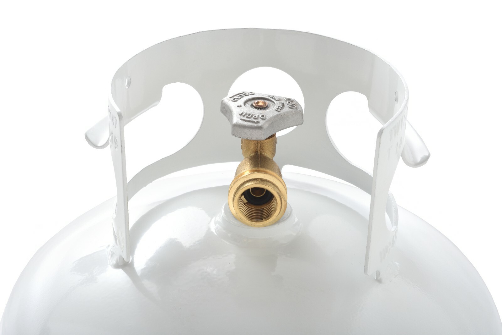 Twin Pack 30 Lb. Vertical Propane Cylinder Refillable Steel tank with OPD Valve