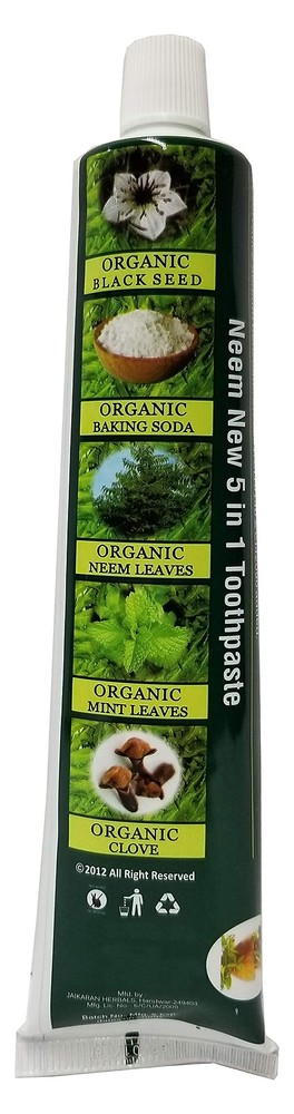 NEEM ESSENTIAL TOOTHPASTE NEW 5 in 1 FORMULA 6 PACK