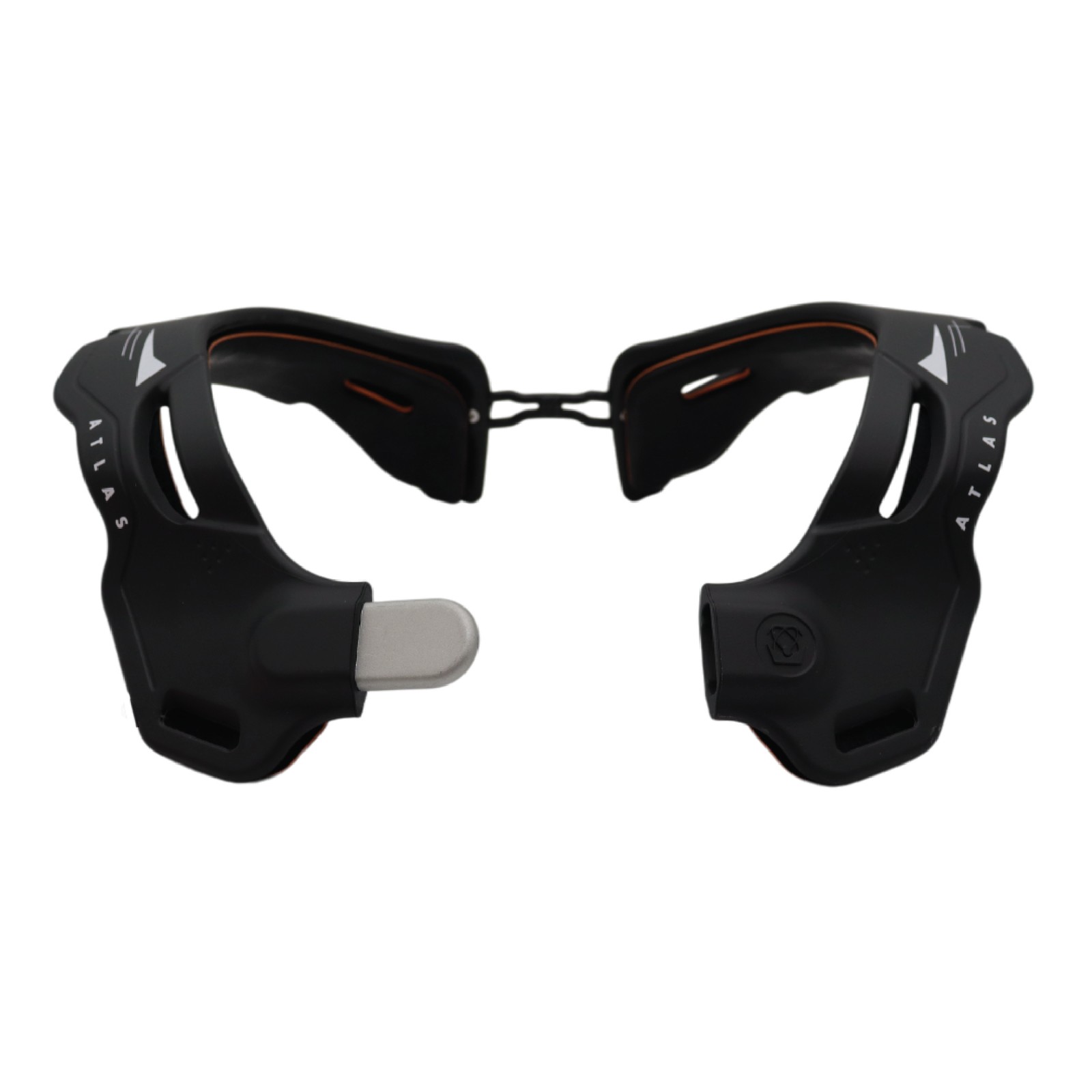 Atlas Vision Anti-Compression Adult Powersports Racing Neck Brace LG/XL(Black)
