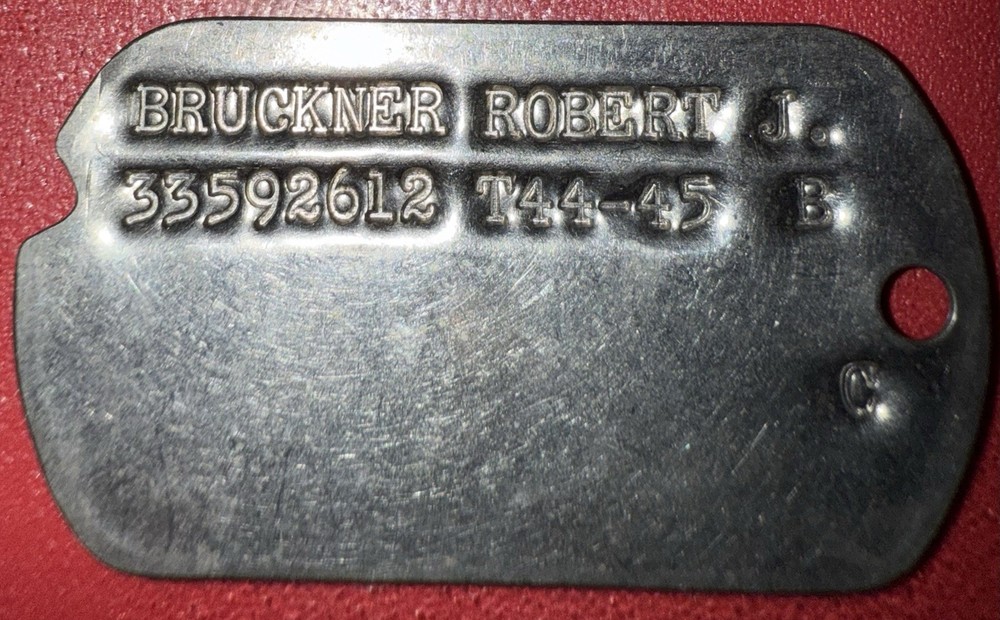 WW2 437th Troop Carrier Squadron / 12th Bombardment Group Dog Tag, APO 390 (3)