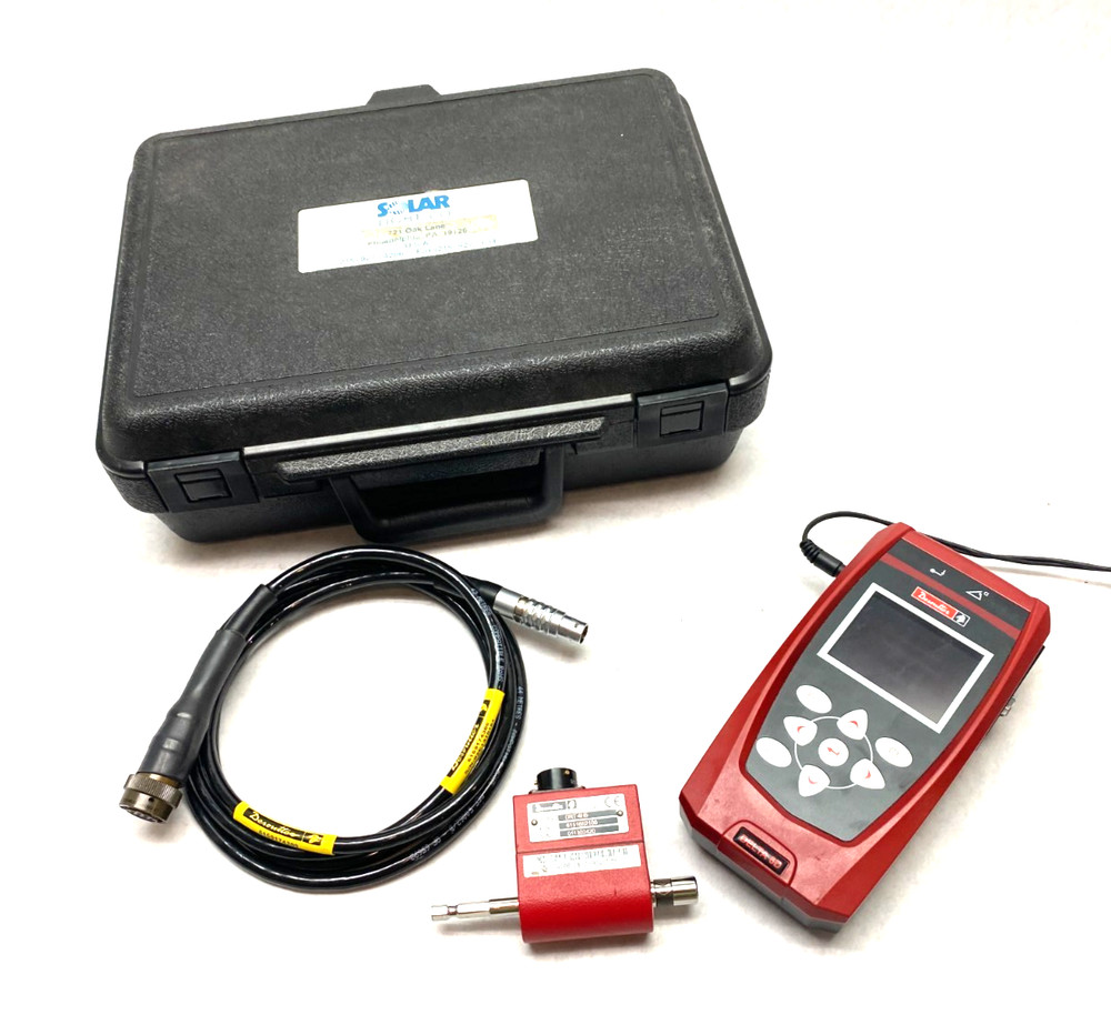 Desoutter DELTA 6D Data Collector & Analyzer w/ DRT 4H5 Dig. Torque Transducer