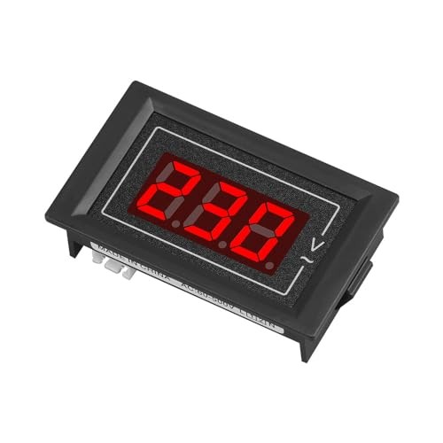 2-Pack 2in1 Panel Mounted Digitalmeter, Measuring Range: AC 60V-500V Meter Volt