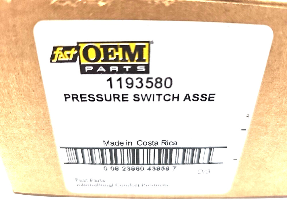 1193580 Pressure Switch Asse
