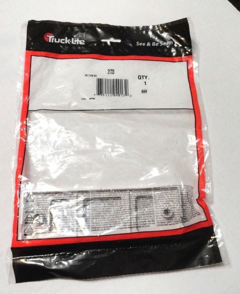Truck-Lite 21720 Super 21, Bracket Mount, 21 Series Lights, Rectangular, White