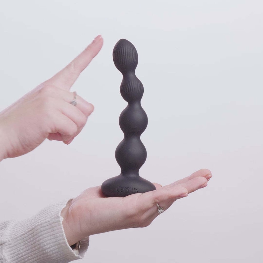 Nexus Tornado Probe Rotating & Vibrating Butt Plug Black