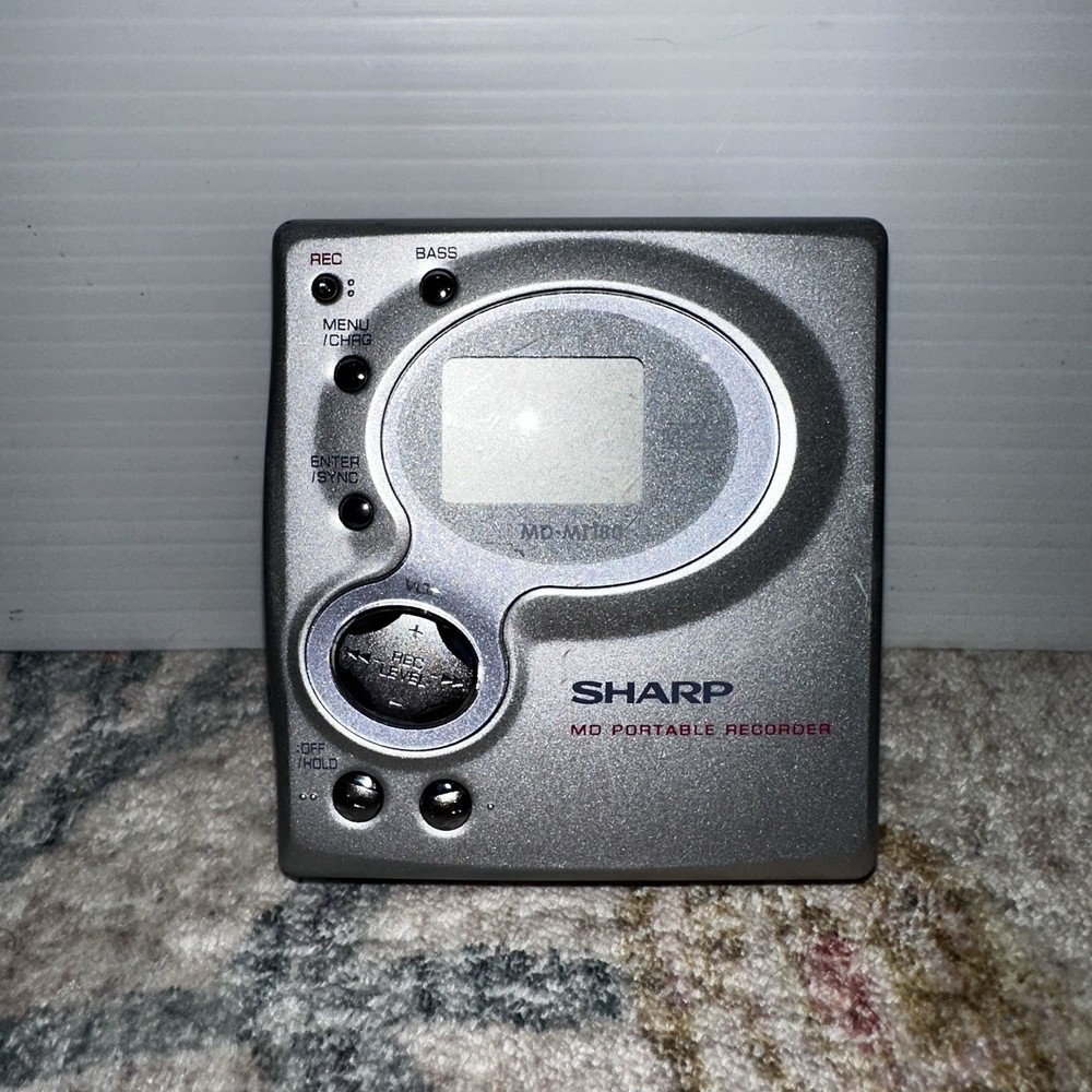 Sharp MD MiniDisk Recorder Player SHARP MD-MT180 UNTESTED