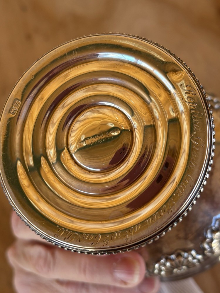 Large Sterling Silver Drinking Cup England