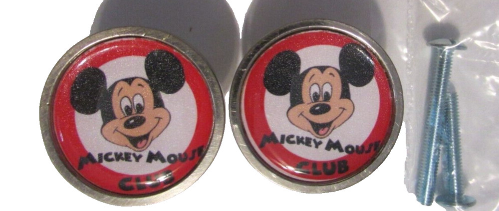 Mickey Mouse Club Cabinet Knobs ,  Micky Mouse Logo Cabinet Pull / kitchen knob