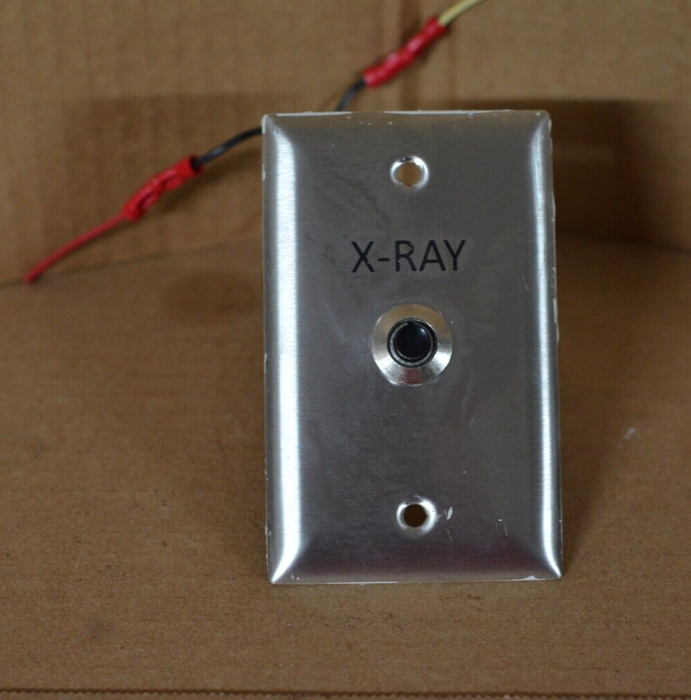 X-ray Exposure Switch Remote Push Button Cover Plate Stainless