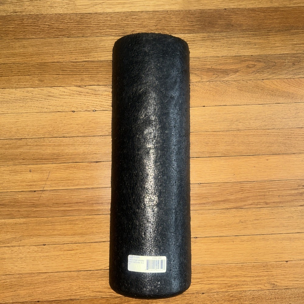 CanDo High density Black Half Roller 6x18”