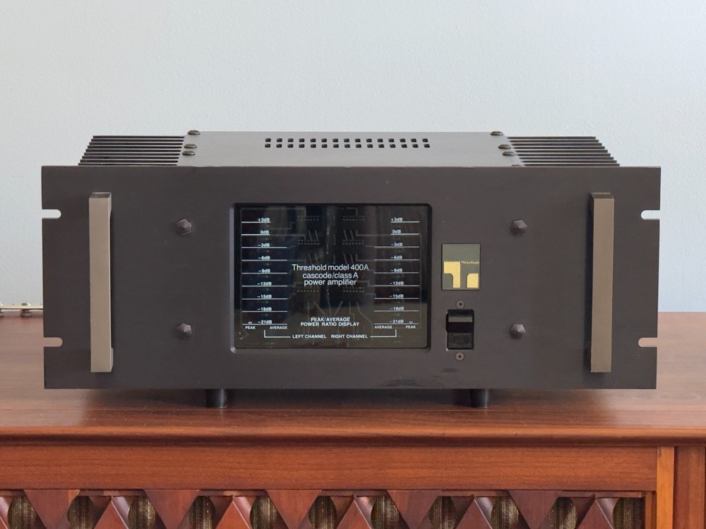 Threshold Model 400A Cascode/Class A Stereo Power Amplifier - COMPLETELY REBUILT