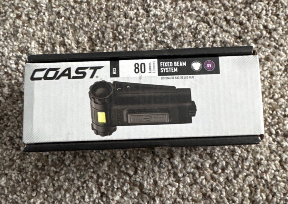 COAST HX3 CLIPLIGHT WITH UV LIGHT 21078