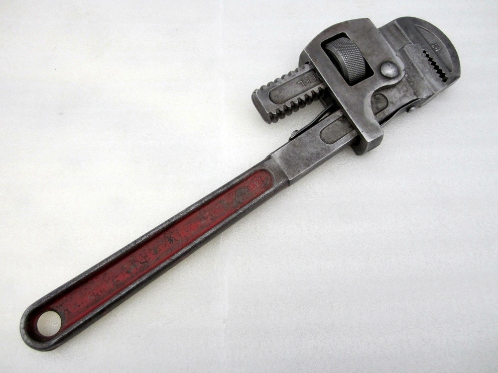 Vintage Proto Los Angeles 14" Pipe Wrench 814 Made in USA