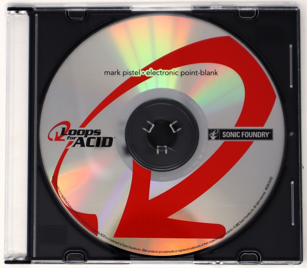 Sonic Foundry Electronic Loops For Acid Sample/Sound Library/Sampling CD