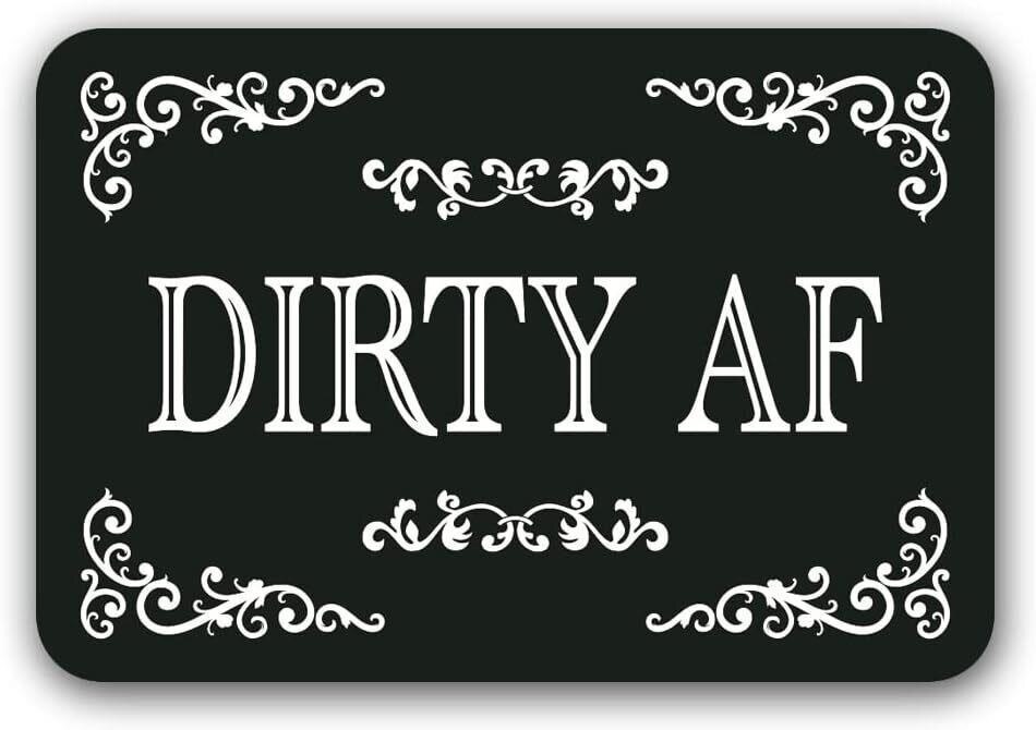 Dishwasher Magnet "Hella Clean" "Dirty AF" works on ALL dishwashers