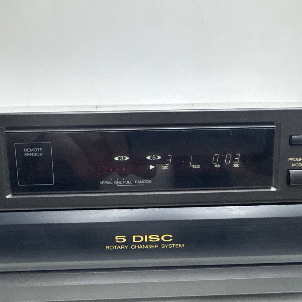 Technics SL-PD847 5-Disc CD Changer MASH Digital Servo System – Tested Works!