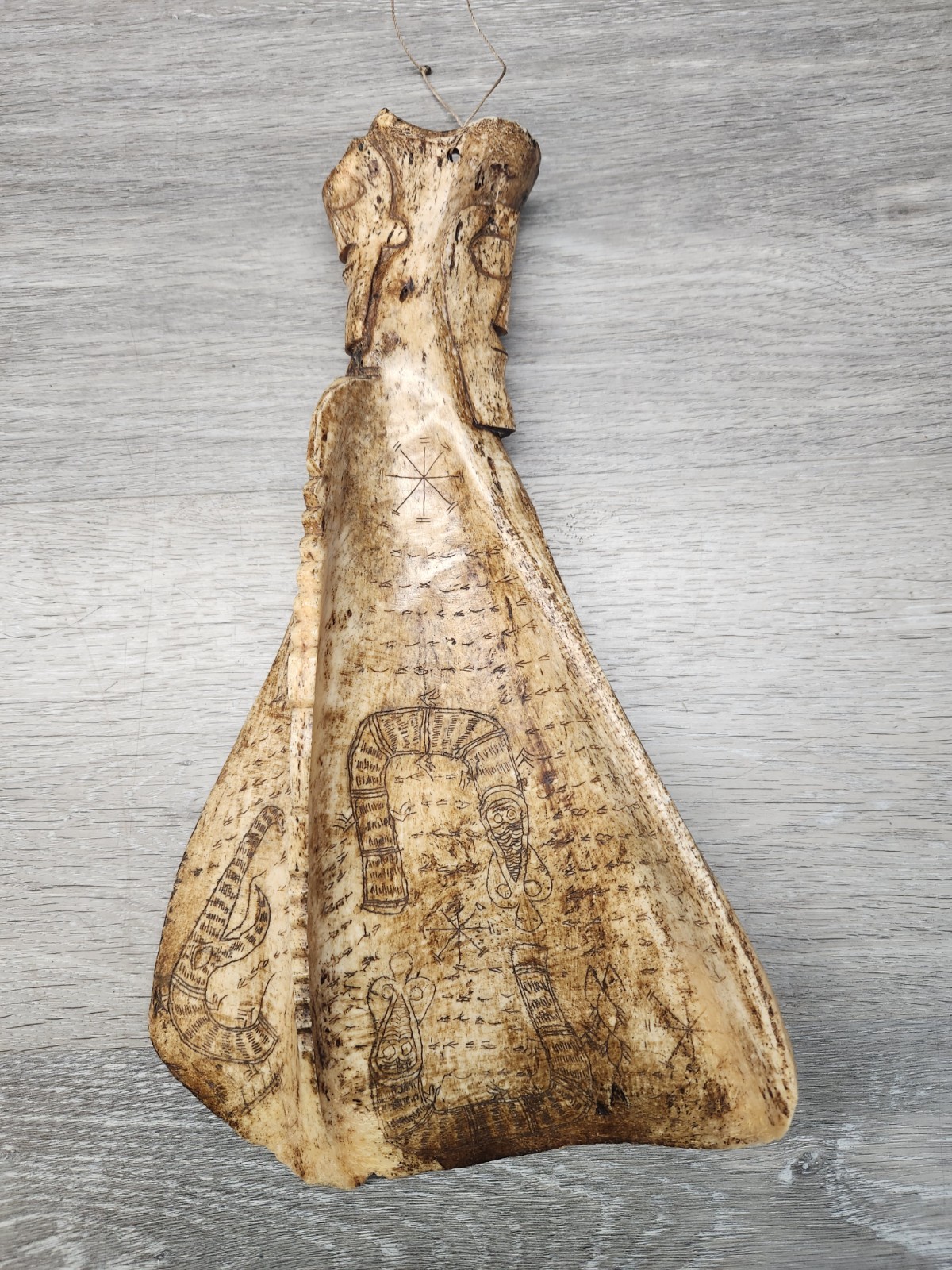 Batak Ritual Shamans Divination Tool Calendar, 13" 1900S