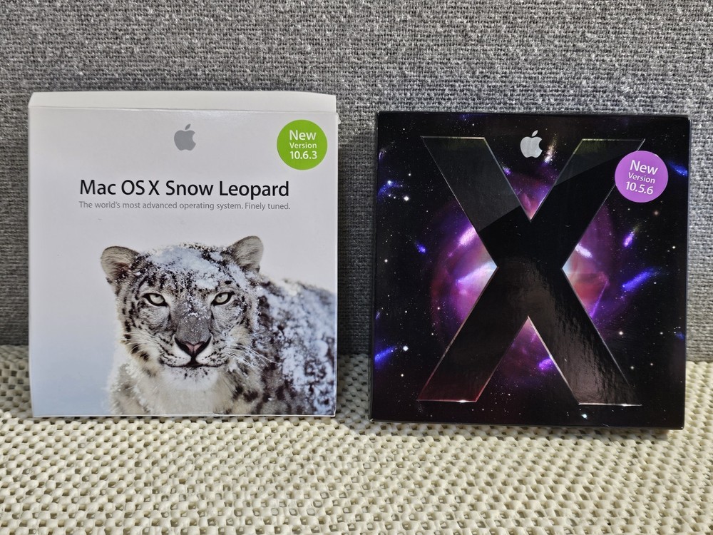 Mac OS X Leopard v10.5.1 Retail Version Install DVD + Snow Leopard