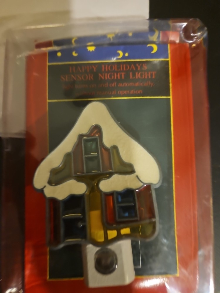 Happy Holidays Sensor Night Light