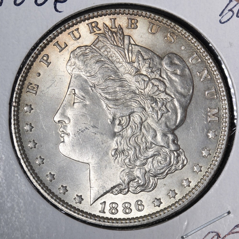 1886 Morgan Silver Dollar BU *UNCIRCULATED* MS E341 T