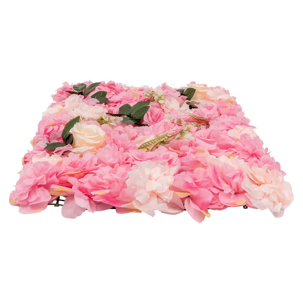 Flower Wall Panel, Artificial Floral Backdrop, Wall Decoration Backdrop HOT US!