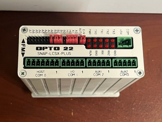 OPTO 22 SNAP-LCSX-PLUS CONTROLLER W/ FOUR COM PORTS