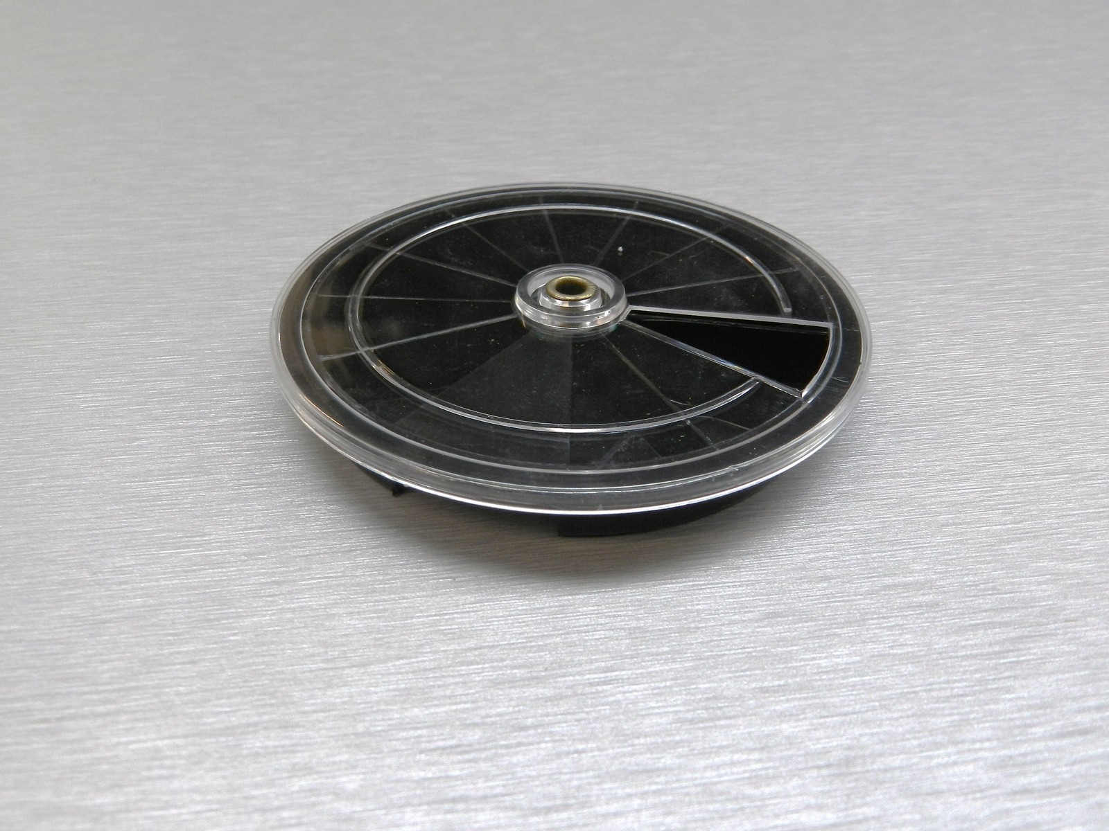 Revolving Tray Round Plastic Storage Container 12 Sections 3-5/16" Small Parts