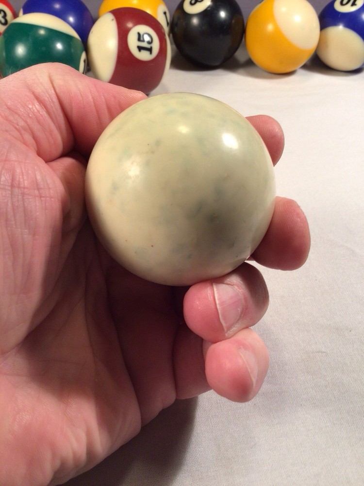 Vintage Ball Replacement Cue Billiard Pool Solid!