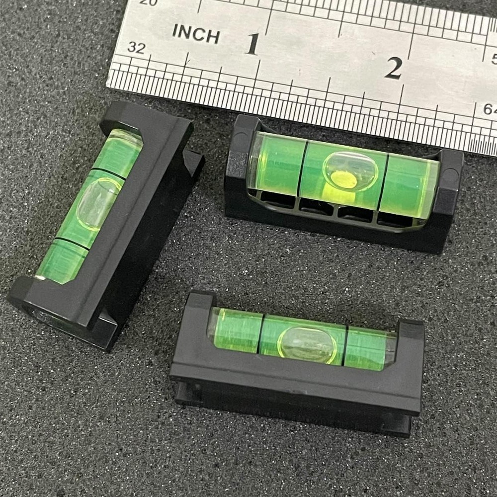 Magnetic Bubble Level 2-Pack with Strong Magnetic Base for Precision Measuring