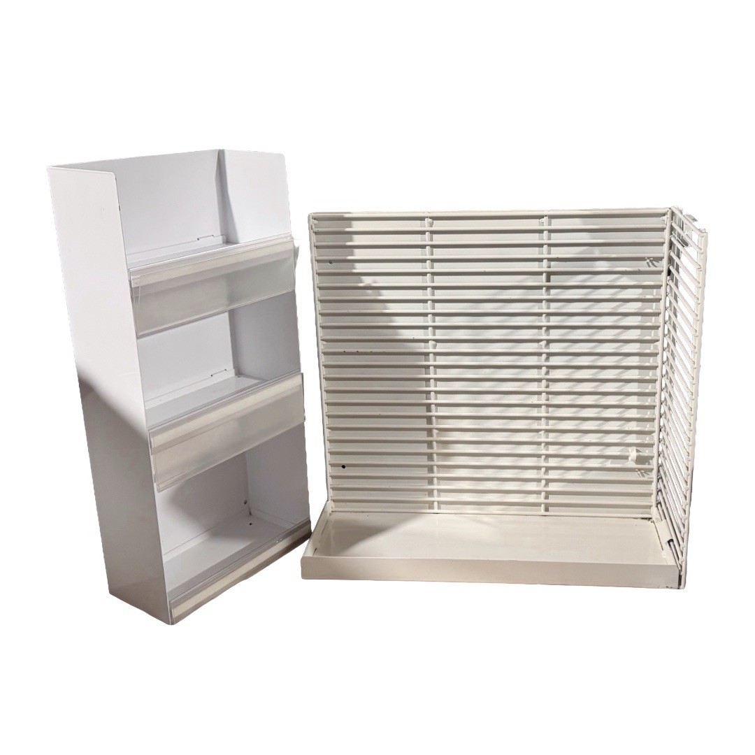 Retail merchandising Countertop store fixture- mini gondola lozier display