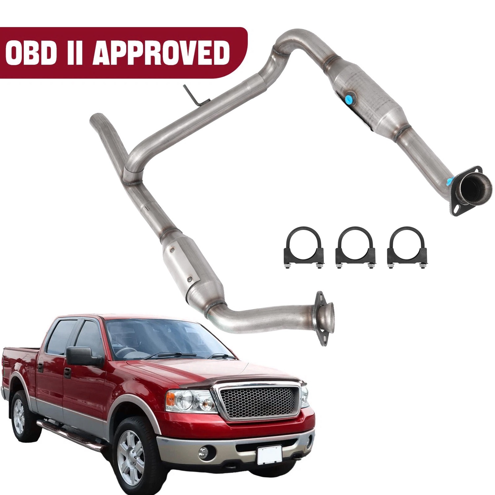 Left & Right Catalytic Converters Set For Ford F150 F-150 06 07 08 4.6L 5.4L V8