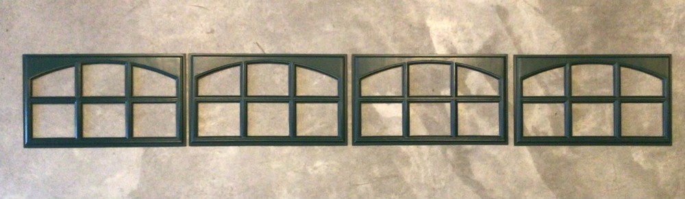 9 Amarr Cascade Replacement Insert for Short Panel Amarr Garage Door HunterGreen