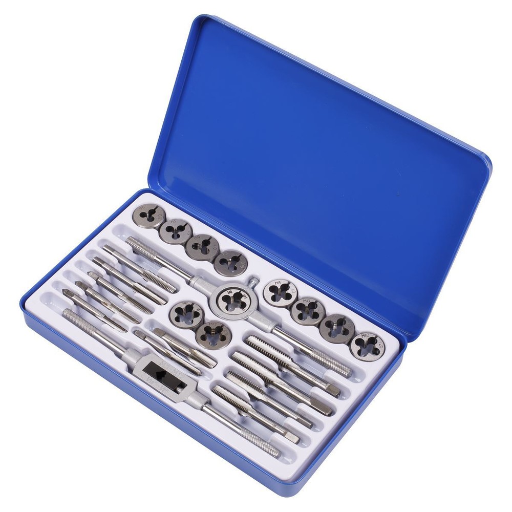 Sealey AK3024IMP Tap & Split Die Set Imperial 24pc