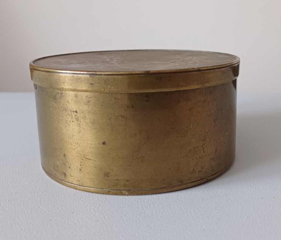 19th century brass floating dial compass