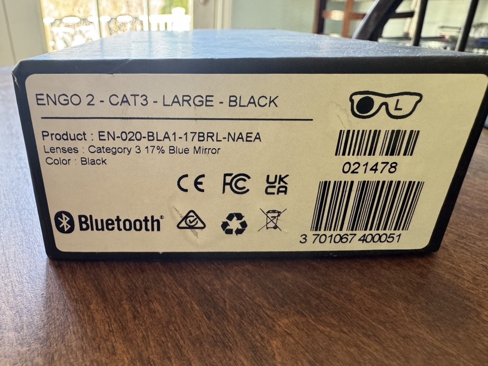 Engo 2 CAT3 Standard Smart Glasses Bluetooth